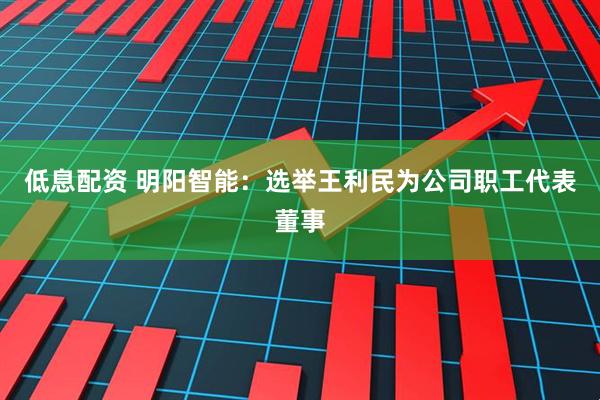 低息配资 明阳智能：选举王利民为公司职工代表董事