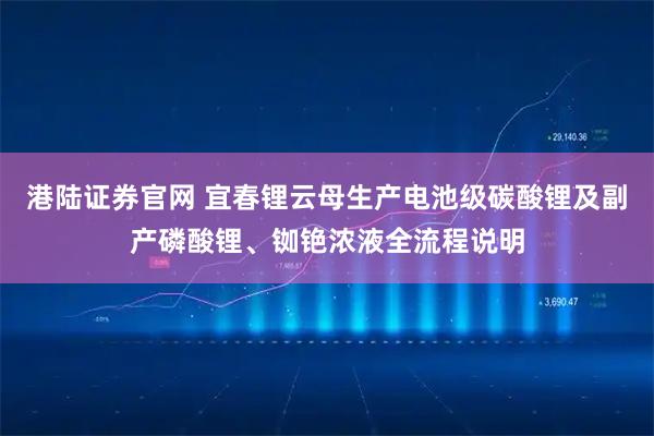 港陆证券官网 宜春锂云母生产电池级碳酸锂及副产磷酸锂、铷铯浓液全流程说明