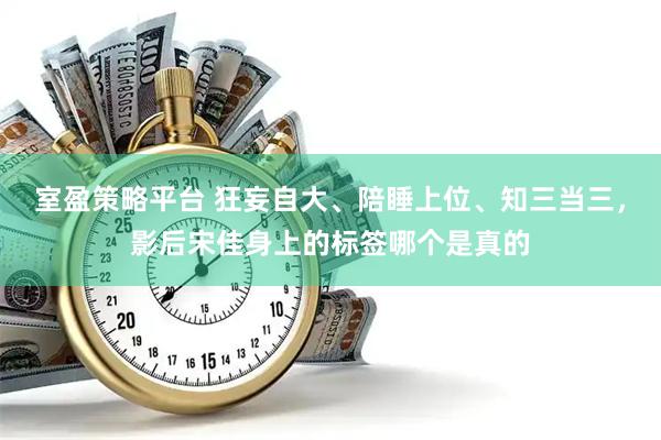 室盈策略平台 狂妄自大、陪睡上位、知三当三，影后宋佳身上的标签哪个是真的