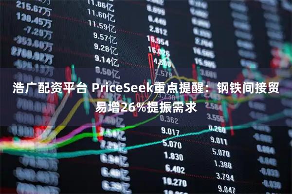 浩广配资平台 PriceSeek重点提醒：钢铁间接贸易增26%提振需求